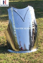 NauticalMart Functional Medieval Churburg Type Armor Breastplate Silver - £156.48 GBP