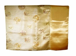 Custom-Made in USA, Art Silk Throw or Bed Scarf, Light Gold (6107) - £26.89 GBP