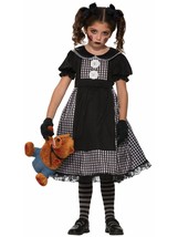 Forum Novelties Kids Dark Rag Doll Costume, Black, Large - £69.73 GBP