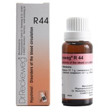 5x Dr Reckeweg Germany R44 Hypotonol Drops 22ml | 5 Pack - £33.51 GBP