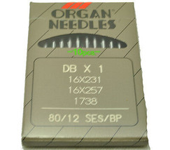 Organ Industrial Sewing Machine Needles 80/12 (16X231BP-80) - $3.99