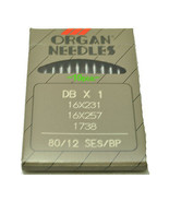 Organ Industrial Sewing Machine Needles 80/12 (16X231BP-80) - $74.63 MXN