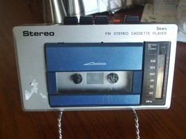 Vintage Sears Cassette Player AM/FM Radio 560.21160151 - £42.75 GBP