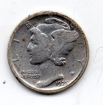 1925 S Mercury Dime - 90% Silver -Uncommon - £31.96 GBP