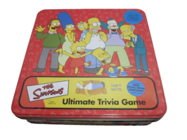 The Simpsons Ultimate Trivia Game In Collector&#39;s Tin 2000 Trivia Questions - £8.77 GBP