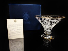 Faberge Floral Vase  in the original  presentation case with card NIB image 4