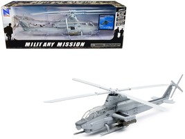 Bell AH-1Z Cobra Helicopter Gray "US Air Force" "Military Mission" Series 1/55 D - $87.49