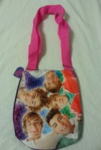 One Direction Girls Purse Cross Body Tote Bag Handbag Pink Purple 1D - £10.36 GBP