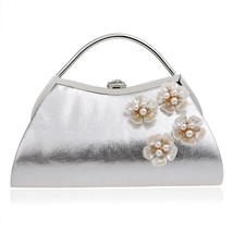  Designer Handbag Flower and Handbags Party Clutch Purse Evening Bag Ladies Tren - £75.96 GBP