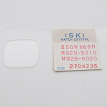 For SEIKO M929 5030 Digital Glass Watch Crystal 27mm X 23.5mm Spare Part C175E - £20.60 GBP
