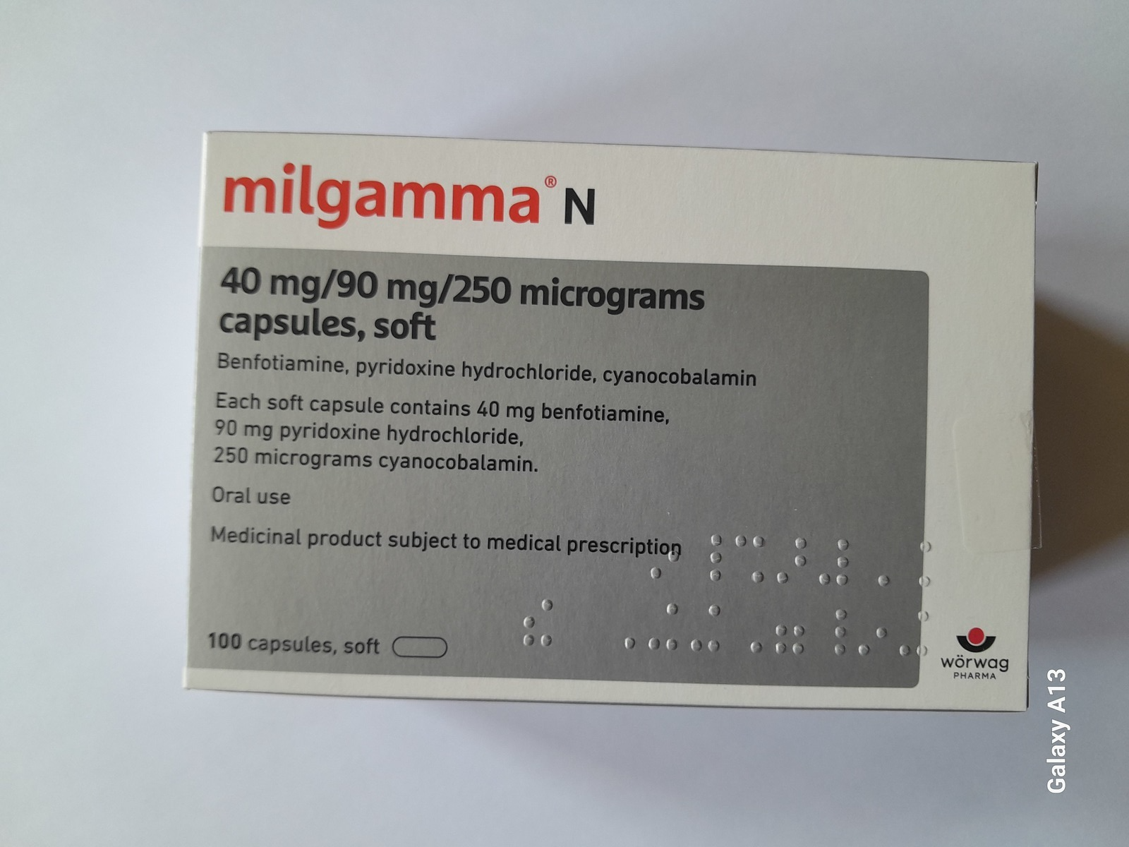 MILGAMMA N 100 pcs - Vitamins B1, B6, B12 necessary for metabolism - $68.99