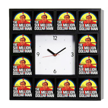 Advertising The Six Million Dollar Man TV Show Promo Diner Clock 10.5&quot;. Not $65 - £25.53 GBP