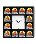 Advertising The Six Million Dollar Man TV Show Promo Diner Clock 10.5&quot;. ... - £24.80 GBP