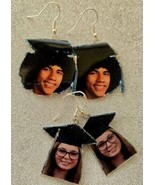 Custom Order Graduation Cap &amp; Gown Earrings  ANY Photo - $15.26 CAD