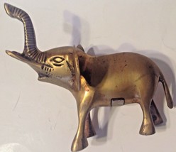 Brass Elephant Figurine Trunk Up For Good Luck Vintage - £10.24 GBP