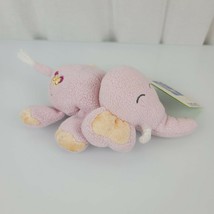 Emu Namae Carters Stuffed Plush Pink Elephant Rattle Baby Toy Butterfly NEW - £62.57 GBP