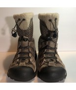 Keen Boots Womens 6.5 Winterport II Winter Snow Shearling 5288-DEST Brown Fabric - $35.49