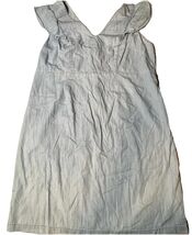 Motherhood Maternity Chambray A-Line Dress Women’s L Blue - READ - $19.80