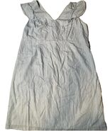 Motherhood Maternity Chambray A-Line Dress Women’s L Blue - READ - $363.68 MXN