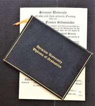 LOT 1924-26 antique MARGARET SCHOONMAKER DIPLOMA Chi Omega Fraternity Sy... - £52.84 GBP