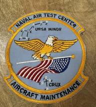 Vintage US Navy Patch Naval Air Test Center Aircraft Maintenance Ursa Mi... - $14.84