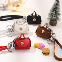 Mini Leather Purse Keychain Handbag Accessory - $6.50