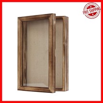 Elegant 8x12.5 Inch Shadow Box Frame with Linen Back for Awards and Photos - $848.67 MXN