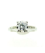 Vintage 18k Gold Genuine Natural Diamond Engagement Ring 3/4ct Total (#J... - $3,378.30 CAD