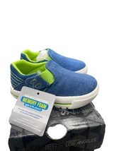 Skechers Lil Lad-Studdly Slip-on Blue/Lime Size 5 M US Toddler - $24.75