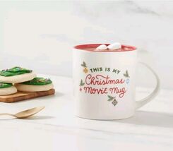 NEW 16oz This is My Christmas Movie Mug Stoneware Coffee Cup Wondershop 2022 image 3