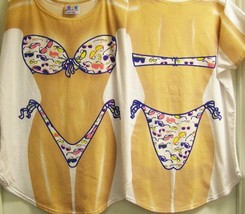 L.a. imprints Halloween costume cover-up night shirt white bikini sungla... - $539.72 MXN