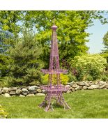 Zaer Ltd. Fancy Eiffel Tower-Inspired Two-Tiered Metal Plant Stand (Anti... - £549.41 GBP