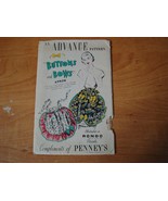 Vintage 1947! Advance Unprinted Pattern - &quot;Buttons and Bows&quot; Apron - one... - $187.33 MXN