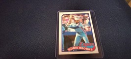 Hubie Brooks Baseball Card -- 1989 Topps #485 -- Montreal Expos - $1.30
