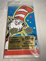 NEW Universal Dr Suess Cat in the Hat Plastic Table Cloth Cover Party 54... - £15.15 GBP