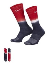 Nike Unisex 2PK Everyday Plus Crew Socks 3Y-5Y (Youth) 4-6 (Women) DQ4046-902 - $28.99