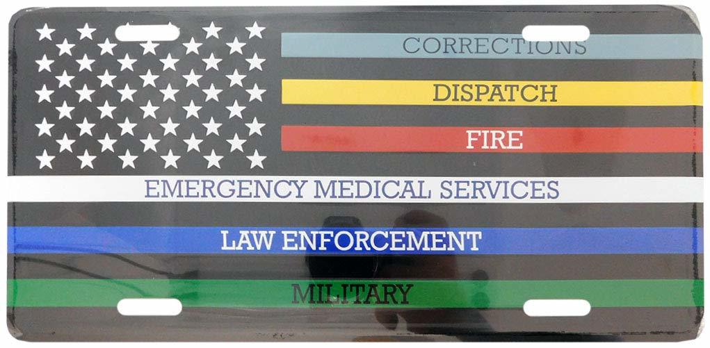 Trade Winds USA Thin Multi Color Line Memorial Services Corrections Disp... - $4.89