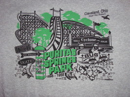 PURITAS SPRINGS PARK SHIRT CLEVELAND OHIO AMUSEMENT Cedar Point - Euclid... - $24.99