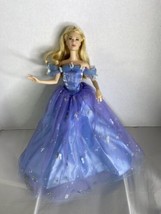 Disney Cinderella Live Action Royal Ball Ella Barbie Doll Lily James With Shoes - £50.63 GBP