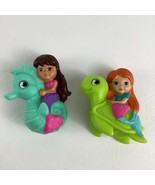 Fisher Price Dora The Explorer Mermaid Water Bath Squirt Toy Turtle Seah... - $26.95 CAD