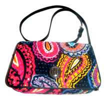 Vera Bradley Twilight Paisley Crossbody Purse Hipster Shoulder Bag 9.5 x 6 - £21.43 GBP