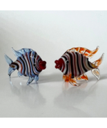 New Colors! Murano Glass, Handcrafted Mini Lovely Fish Figurine Set, Gla... - £22.32 GBP