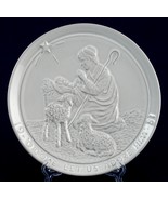 Frankoma 1981 Christmas Plate O Come Let Us Adore Him Shepherd Jesus Pot... - $174.56 MXN