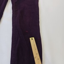 Buffalo David Bitton Women 8/29 Icon Mid Rise Slim Sculpt Purple Corduroy Pants  image 4