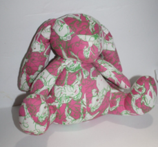 Lilly Pulitzer Hot to Trot Horse Pink Easter Bunny Rabbit 11" Plush Stuffed GWP - £102.74 GBP