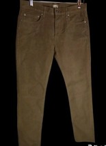 J. Crew Corduroy Pants 31X34 Brown Pockets 100% Cotton Stlye 484 - £14.00 GBP