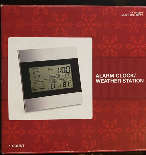 Weather Station Alarm Clock, Target Brand 2010 - £6.78 GBP