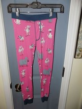 Munki Munki Pink W/Dogs PJ Bottoms Size 8 Girl&#39;s EUC - £14.62 GBP