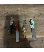 Vintage Boston Warehouse Fancy Feet Set of 4 Cheese Spreaders Resin - $12.00