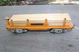 American Flyer Prewar O Gauge 3216 Orange Wood Load Flatcar Car - £28.48 GBP